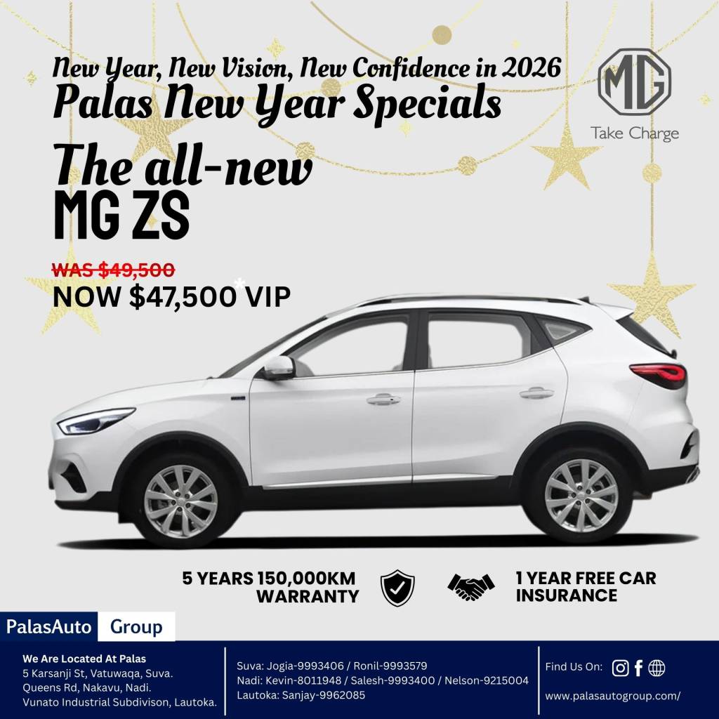 Kick off 2026 with the Palas Auto Group New Year Special, Fiji’s premier event for car buyers and those ready for a major upgrade. Whether you're looking to trade in your current ride or secure your first vehicle, now is the time to unlock incredible savings on our most popular models, including the versatile Volkswagen T-Cross, the sophisticated Volkswagen Virtus sedan, the trend-setting MG ZS, and the family-favorite Perodua Aruz SUV. As the top choice for car dealers in Fiji, we are offering limited-time discounts and affordable financing options to ensure you start the year with a high-quality, reliable vehicle. Don't miss out on these exclusive New Year car deals—visit us today to claim your discount and drive into the New Year with the style and performance you deserve!